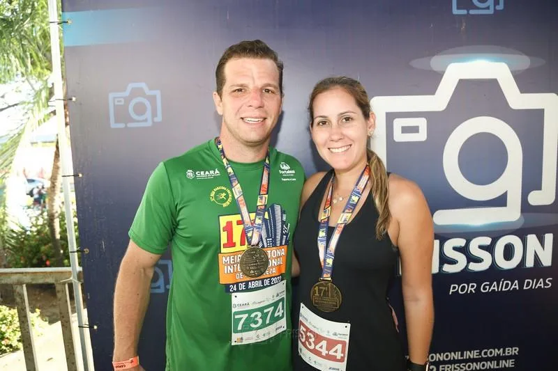 André Rolim e Paula Brasil