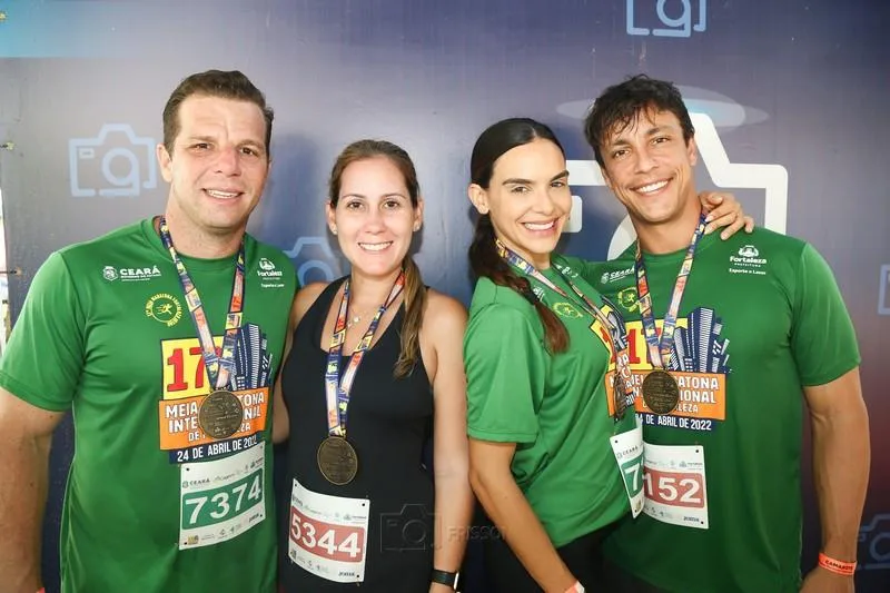 André Rolim, Paula Brasil, Camila Lima e Helton Nogueira