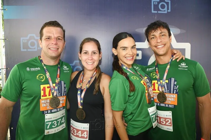 André Rolim, Paula Brasil, Camila Lima e Helton Nogueira