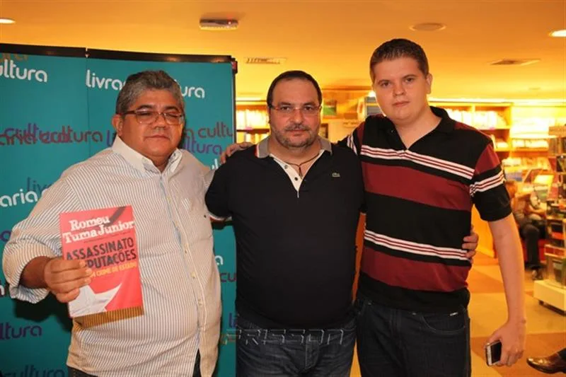 José Aurélio, Romeu Tuma Júnior e Álvaro Ramon