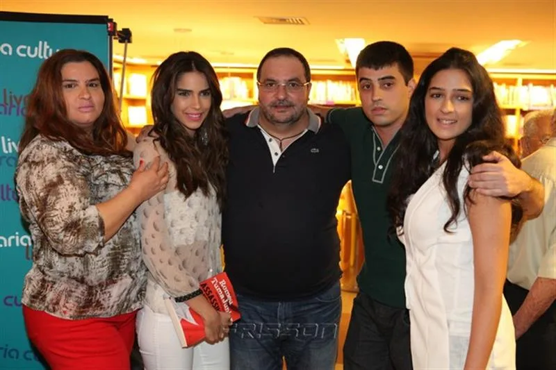 Lúcia, Ingrid Tolentino, Romeu Tuma Júnior, Thiago e Bárbara Tolentino