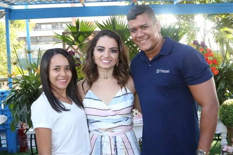 Aline Rodrigues, Cleane Fontenele e Geovanne jinkings