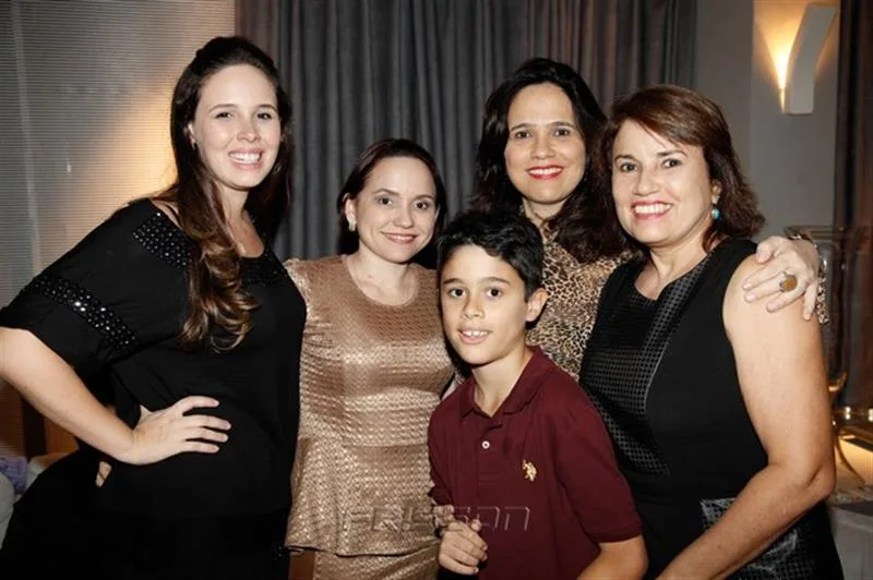 Nicole Fiúza, Aretusa Morais, Cláudia Fiúza, Márcia Moreira da Rocha e Arthur Fiúza