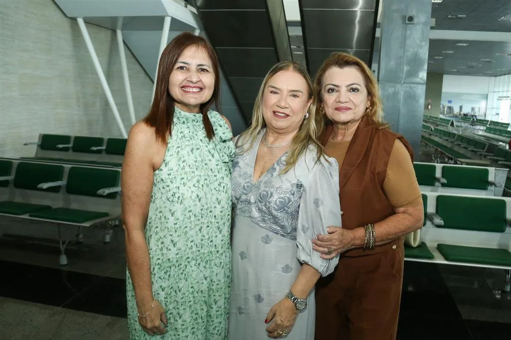 Denise Aguiar, Hiela Vieira e Fátima Marques