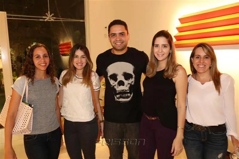 Carol Freire, Juliana Hissa, Júlio Mesquita, Zaira Mendes e Daniela Rocha