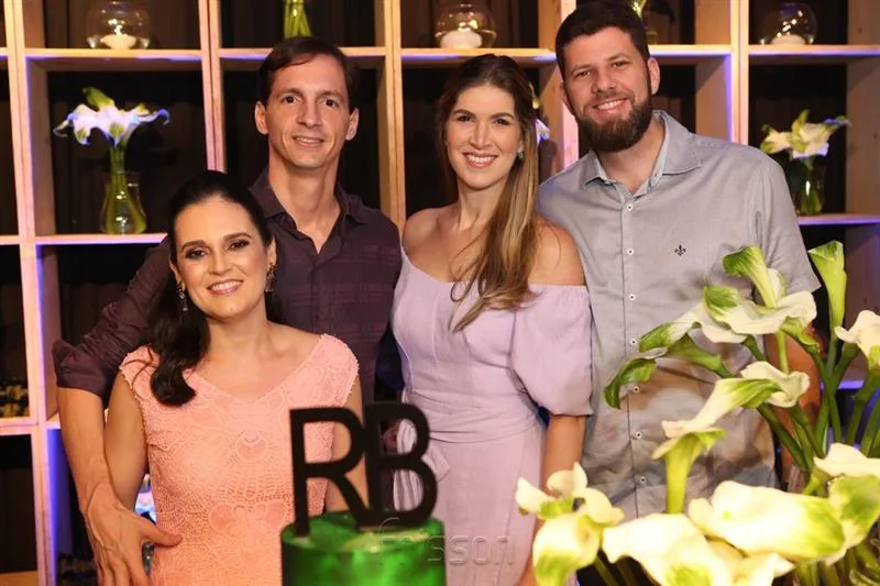 Alessandra, Renato Barroso, Ticiana de Paula e Marcelo Sanford