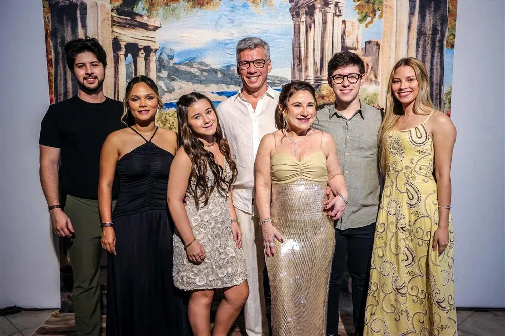 Abidias Aguiar, Renata Dantas, Giovanna Aguiar, Marcus Paulus Moitas, Ana Paula, Guilherme Aguiar e Leticia Farias