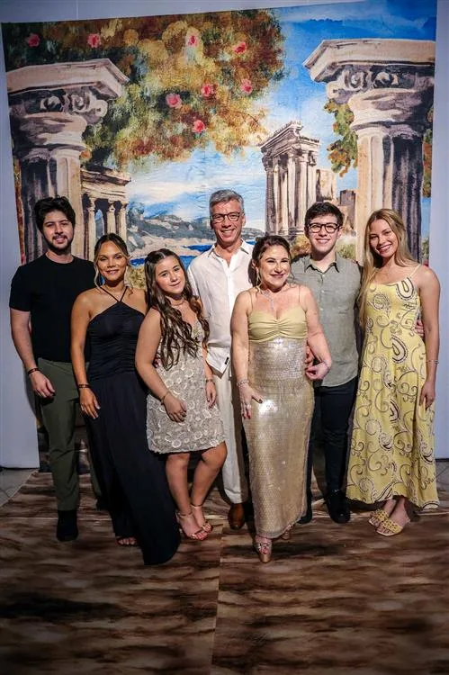 Abidias Aguiar, Renata Dantas, Giovanna Aguiar, Marcus Paulus Moitas, Ana Paula, Guilherme Aguiar e Leticia Farias
