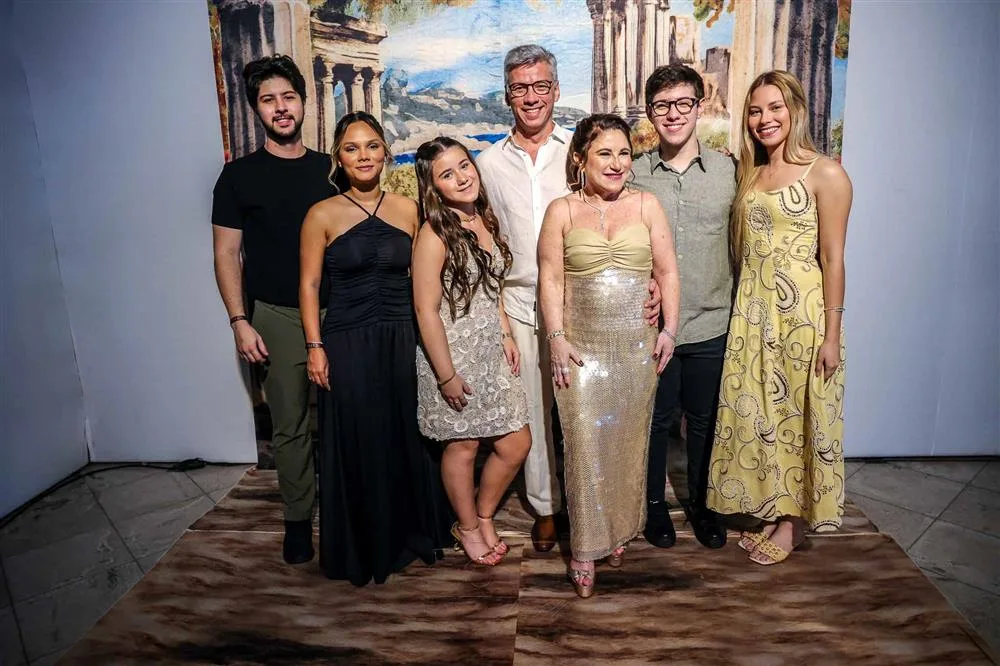 Abidias Aguiar, Renata Dantas, Giovanna Aguiar, Marcus Paulus Moitas, Ana Paula, Guilherme Aguiar e Leticia Farias