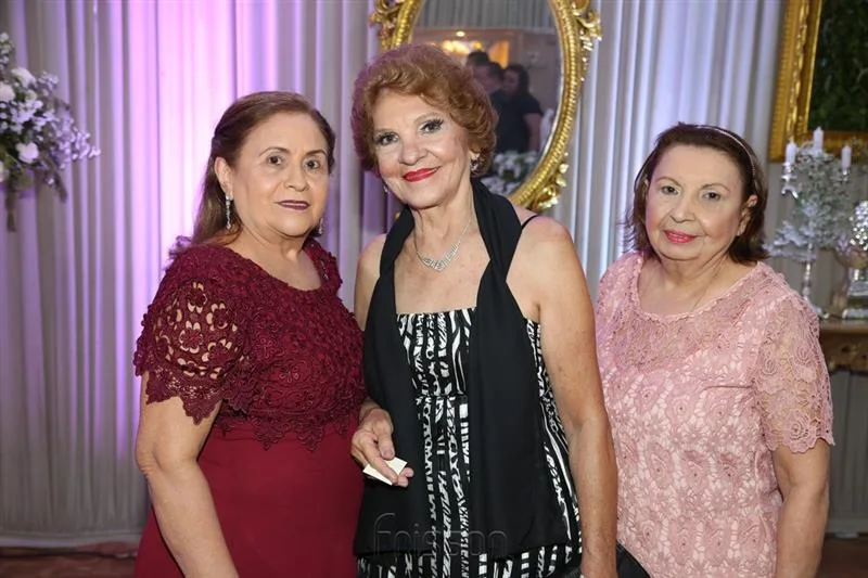 Anísia França, Arisa Salles e Glacira Loureiro