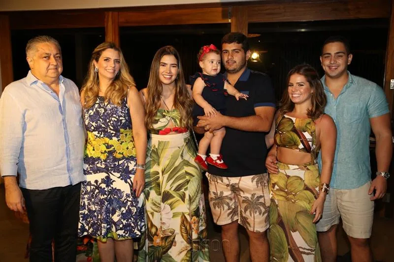 Adriano Pinto, Suzana Geleilate, João Vitor, Maria Victoria, Tais Pinto, Leticia Studart e Rafael Pinto