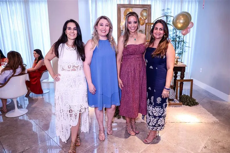 Aline Rodrigues, Rogeria Nogueira, Rafa Benevides e Fernanda Silveira