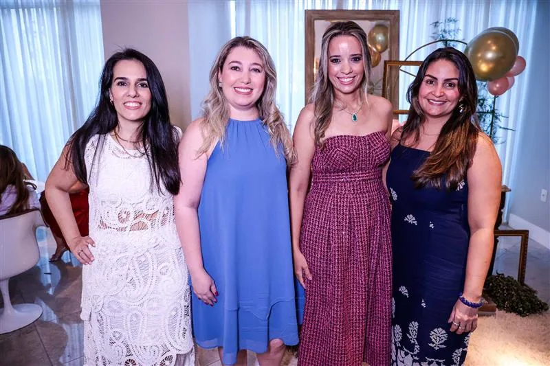 Aline Rodrigues, Rogeria Nogueira, Rafa Benevides e Fernanda Silveira