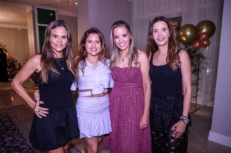 Andrea Parahyba, Renata Dias, Rafa Benevides e Patricia Araújo