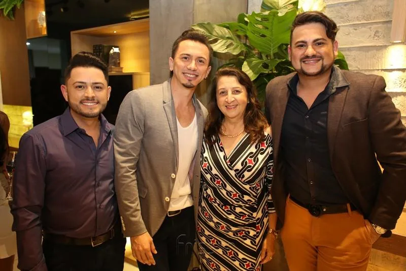 Alessandro Maia, Vinicius Ferreira, Vera Lúcia Lima e Rodolfo Santiago
