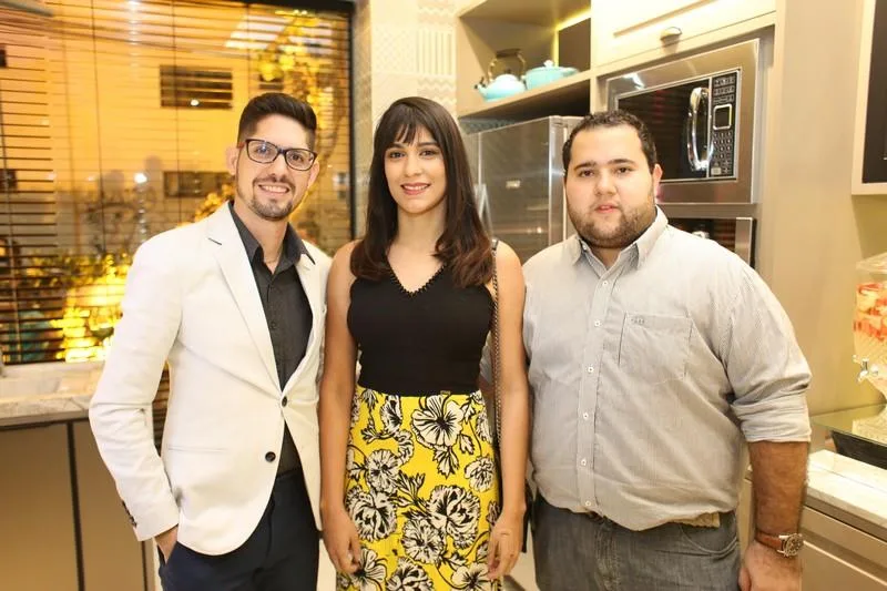 Carlos Fabrício, Karina Sousa e Jorge Codevilla