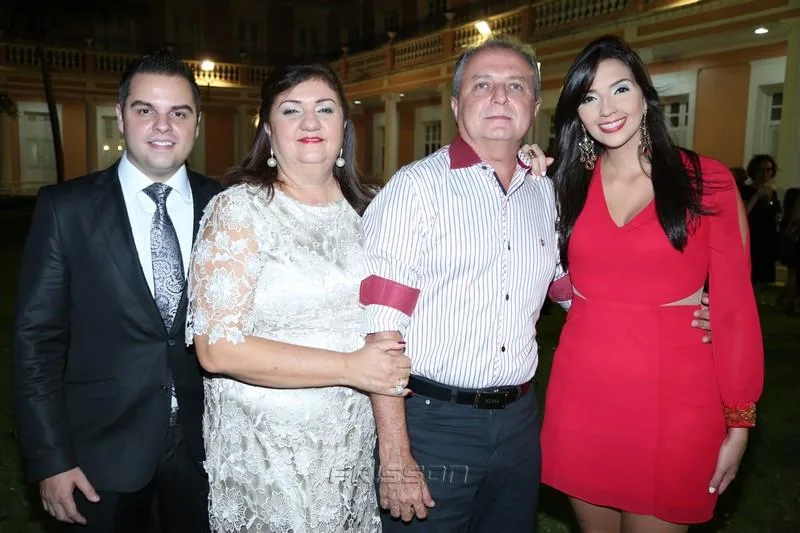 Edson Neto, Marfisa, Edson e Patrícia Portela