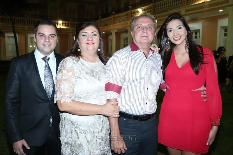 Edson Neto, Marfisa, Edson e Patrícia Portela