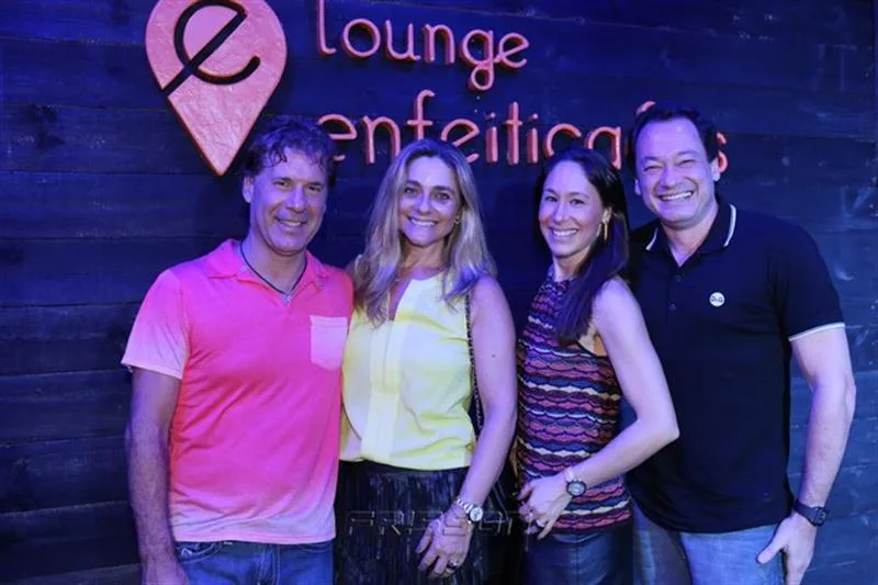 Arthur, Célia Magalhães, Larissa e Pedro Coelho Neto