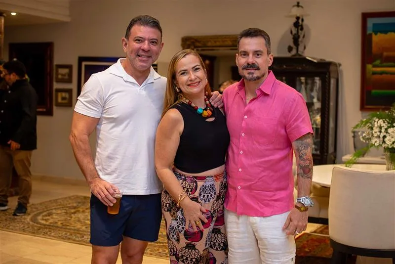 Alan Carvalho, Briane de Castro e Miguel Dias