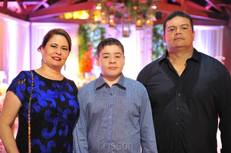 Cristiane, André Luiz e Luiz Eduardo Arco Verde