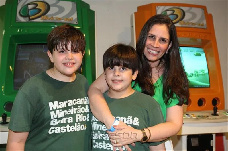 Alexandre, Luis Eduardo e Fabíola Rocha