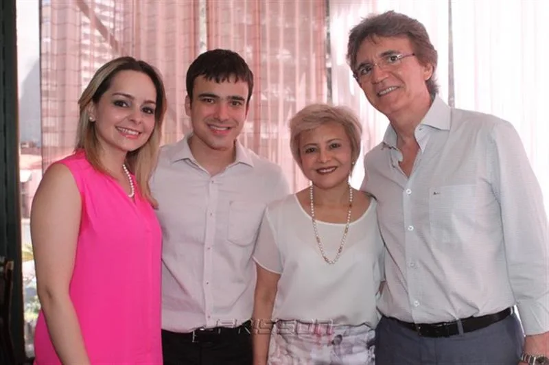 Ana Carolina, Rian, Lorena e João Falcão