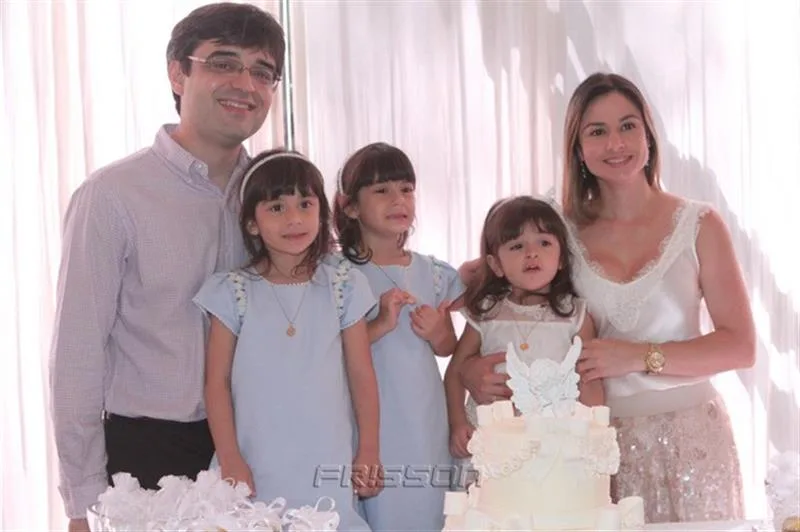 Breno, Bia, Bruna, Isabela e Cristine Falcão