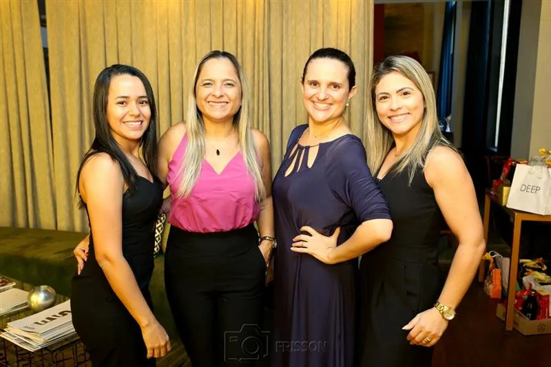 Aline Rodrigues, Jocy Jinkings, Letícia Ribeiro e Carol Assunção