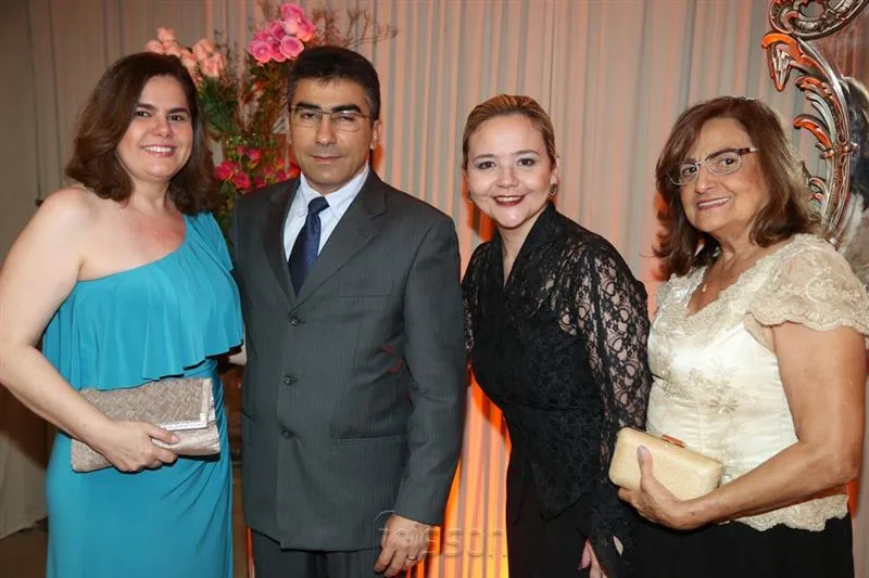 Ana Paula Ximenes, Petronio, Amanda Arruda e Maria Diana