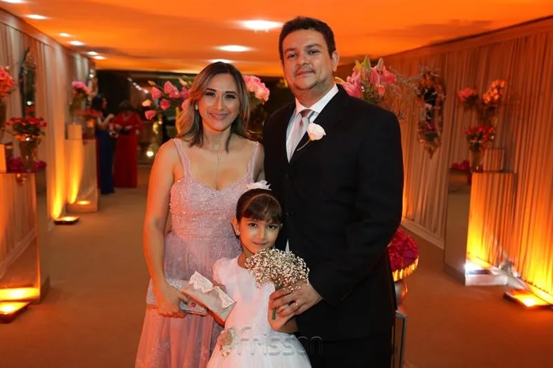 Ana Paula, Ricardo e Gabriella Albuquerque