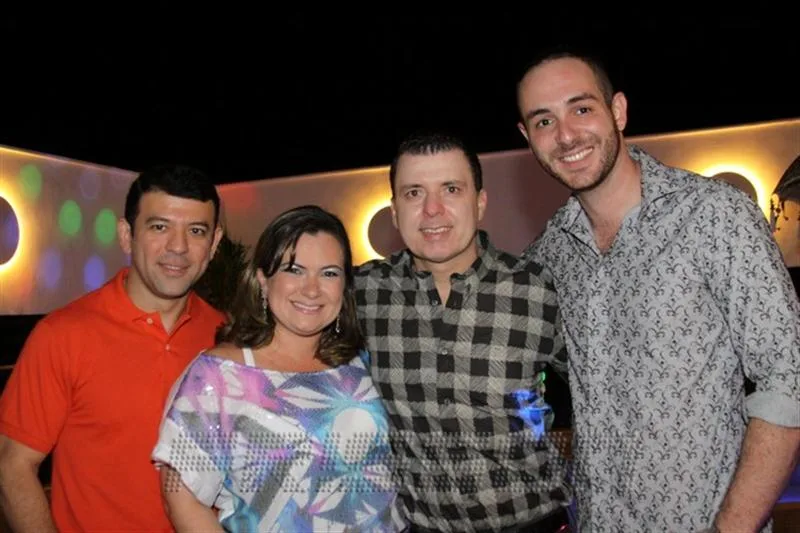 Alan Carvalho, Briane de Castro, Cesar Martins e Frederico Ribeiro