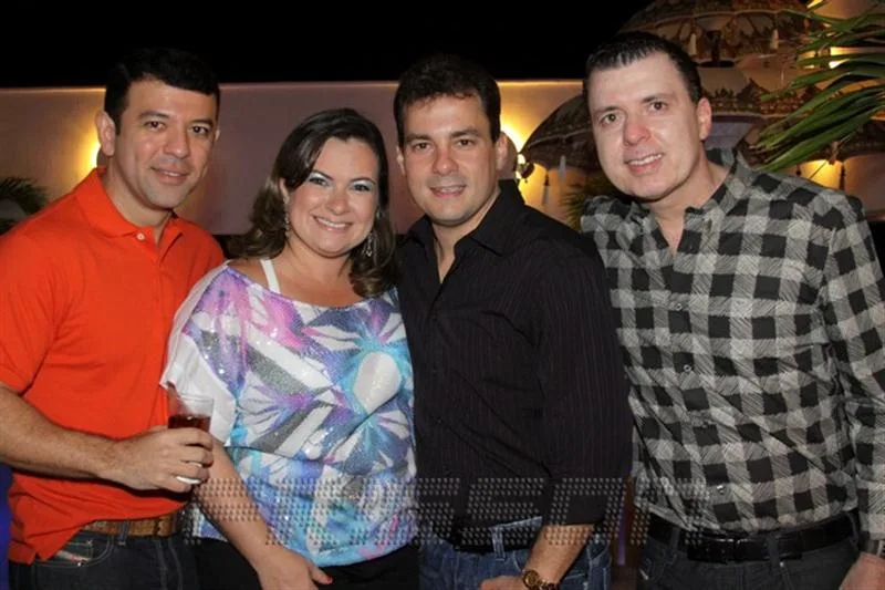 Alan Carvalho, Briane de Castro, Miguel Filho e Cesar Martins