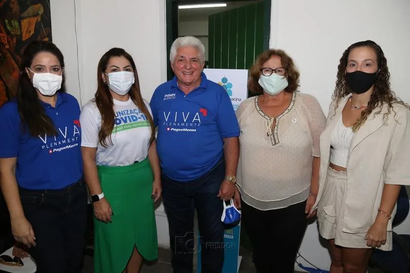 Anelise Holanda, Cleonice Caldas, Deusmar Queirós, Annette de Castro e Sasha Reeves