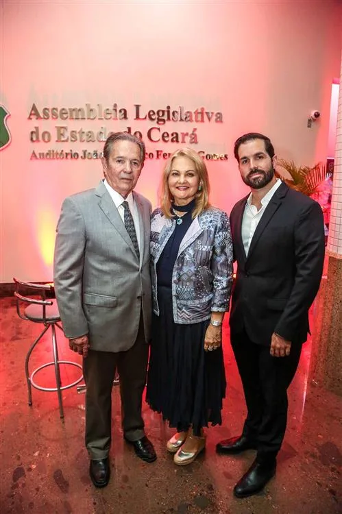 Claudio, Lenise e Felipe Rocha
