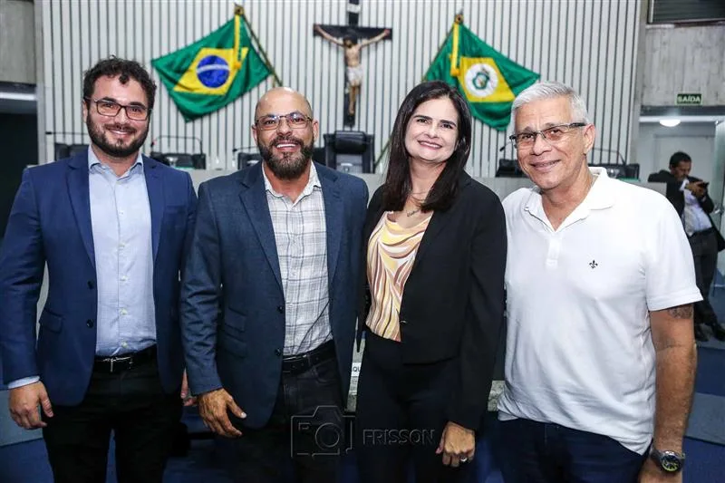 Fellipe Pontes, Valberto Abreu, Flavia Teixeira e Pedro Jaime Façanha