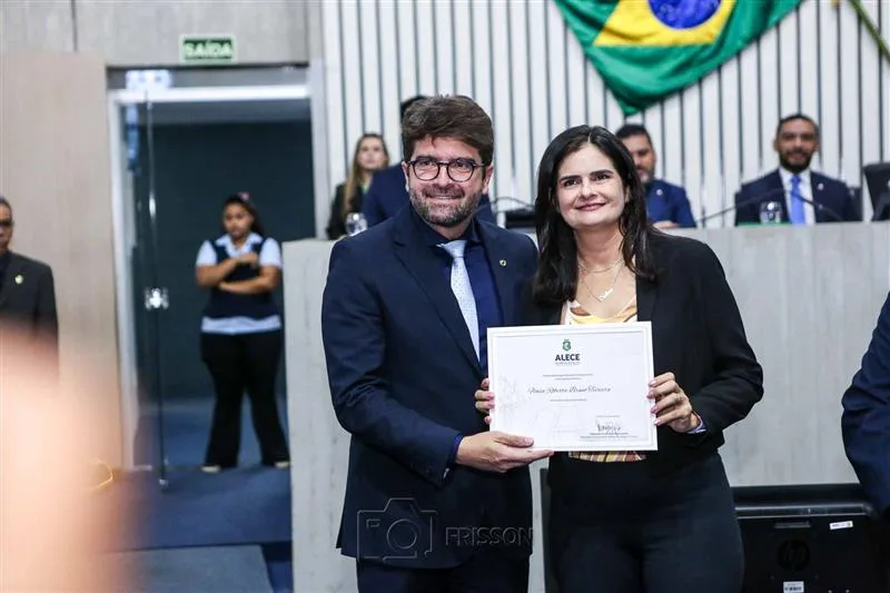 Aloísio Crato e Flavia Teixeira