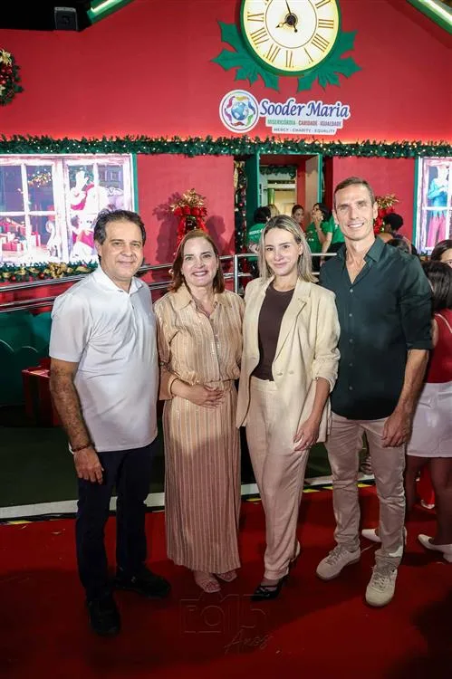 Evandro, Cristiane Leitão, Gaída e Flavio Furtado