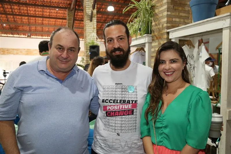 Jorge Borrell, Andre Farias e Adelina Feitosa
