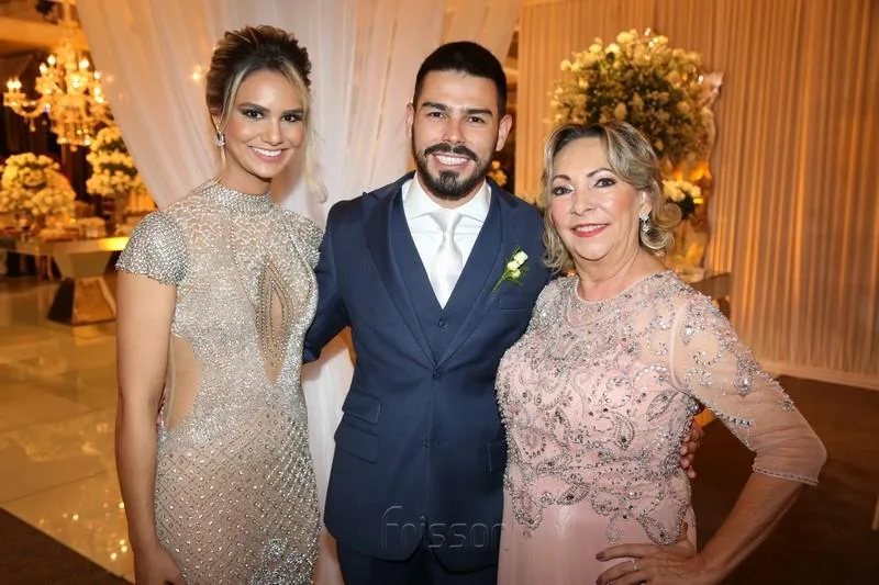 Aline Aguiar, Pablo Motta e Ermerinda Veloso