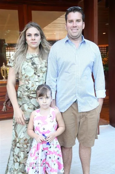 Ana Clara, Geórgia e Marcel Pontes