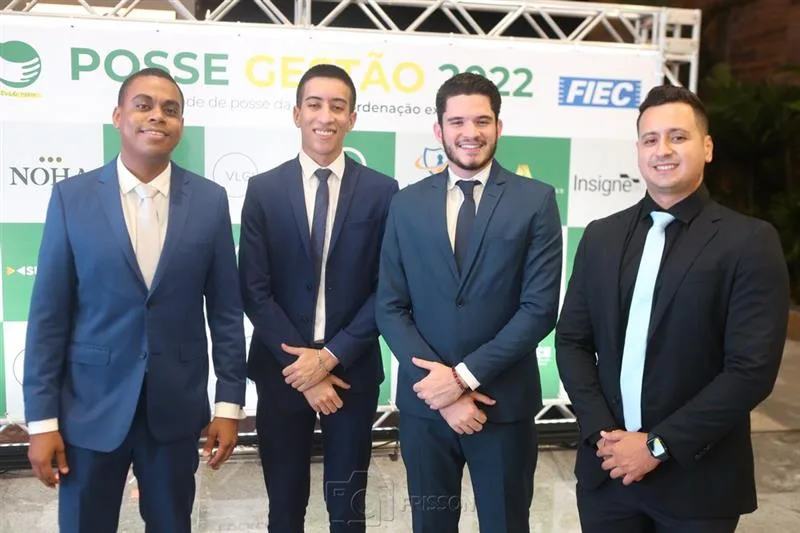 Bruno Alberto, Marcos Vinícius, Lucas Braga e Lucas de Melo