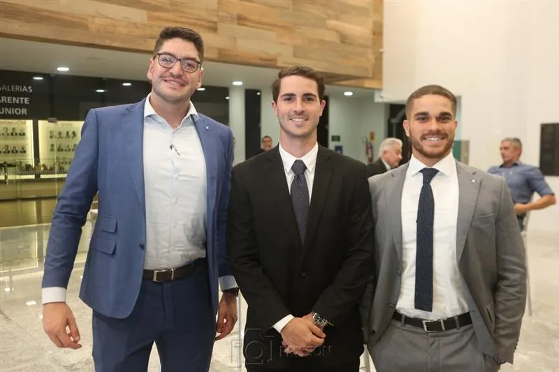 Caio Borges, Rafael Pamplona e Felipe Aguiar