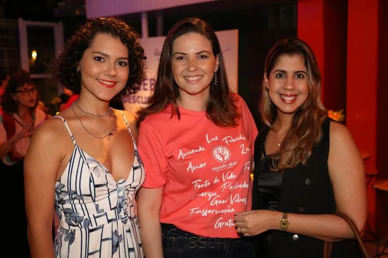 Cris Araújo, Cinthya Brito e Juliana Ribeiro