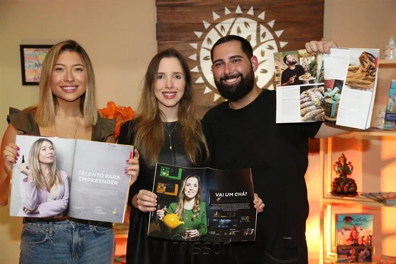Edith Gomes, Kelly Mota e Luiz Victor Torres
