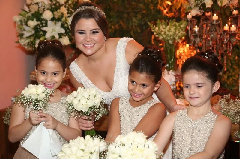Noiva e daminhas