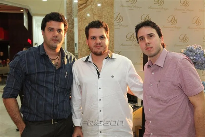 Bernardo Borges, Humberto Fontenele e André Oliveira