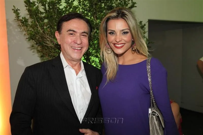 Amaury Júnior e Denise Severo