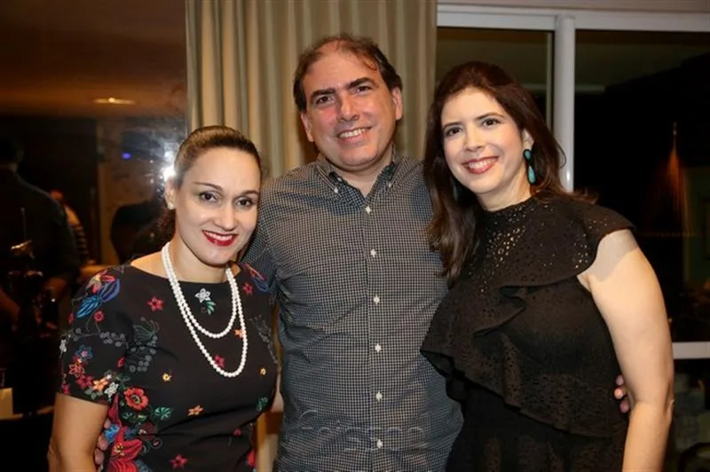Carmen Pompeu, Breno e Juliana Melo