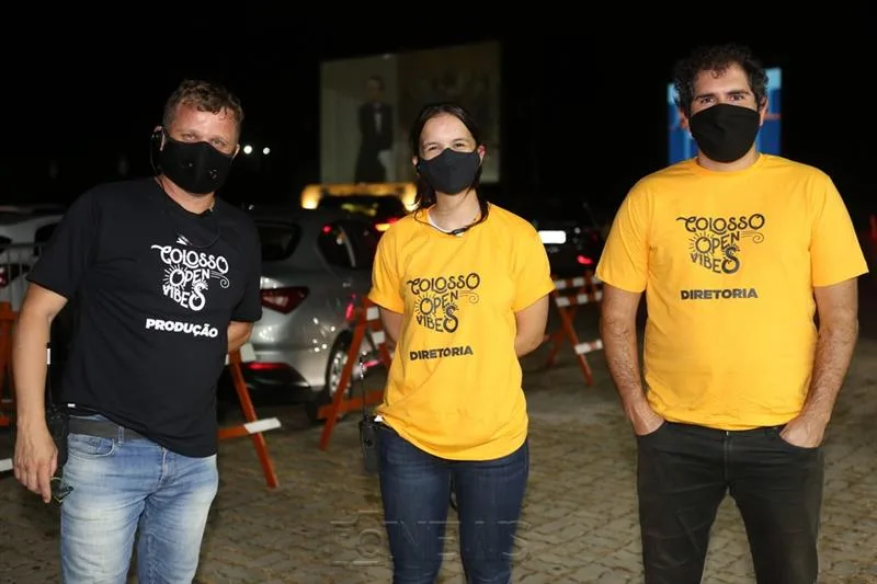 Caju Almeida, Larissa Campelo e Eduardo Castelão